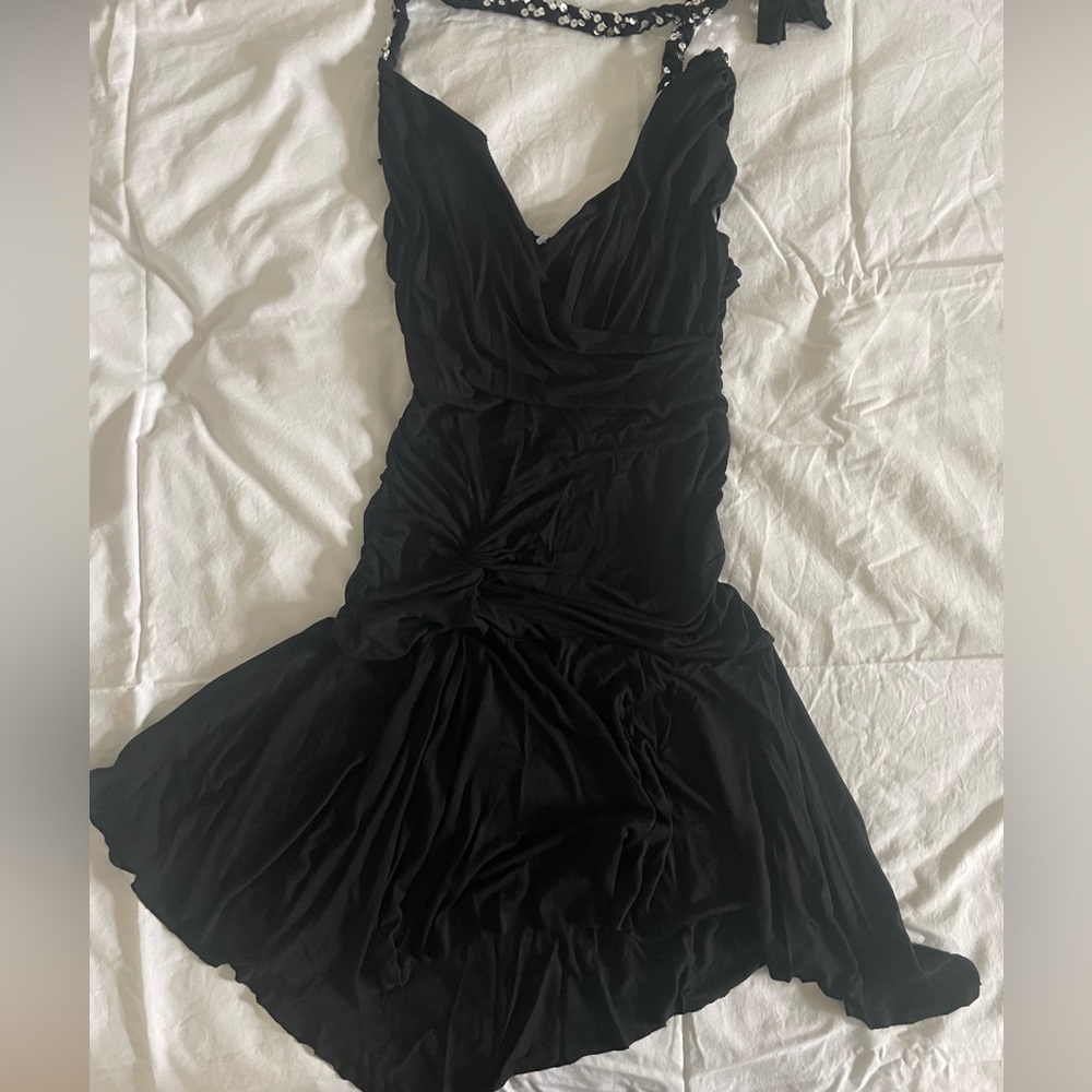 Y2K Black Mini Dress